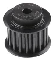 pb-pulley-5m-15mm-18t RS PRO Timing Belt Pulley, Steel 15mm Belt Width x 5mm Pitch, 18 Tooth