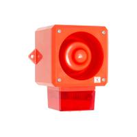 yl50llrrfwr Clifford & Snell YL50 Series Red Sounder Beacon, 115 V ac, IP66, Wall Mount, 112dB at 1 Metre
