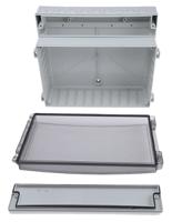 pc-3025-3-enclosure Fibox CARDMASTER Grey, Polycarbonate Enclosure, 320 x 260 x 129mm