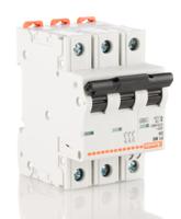 p1mb3pd04 Lovato ModuLo P1MB MCB, 3P, 4A Curve D, 230V AC, 10 kA Breaking Capacity