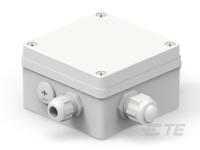 1sns470000z0208 TE Connectivity 1SNS Series Grey Polycarbonate Junction Box, IP66, 193.9 x 170 x 76mm