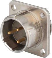 6306-030-06 Jaeger Circular Connector, 3 Contacts, Panel, Standard Connector, Male, IP50, IP54