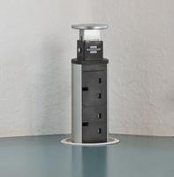 1396203013 brennenstuhl 2m 5 Socket BS, USB Extension Lead, IP20