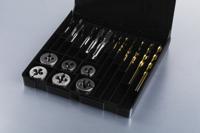 506-4267 RS PRO Tap, Die & Drill Set HSS 18-Piece M3 → M10 Thread