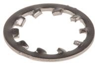 187-0642 RS PRO A2 304 Stainless Steel Internal Tooth Shakeproof Washer, M12, DIN 6797J