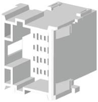 2-967628-1 TE Connectivity, Timer Automotive Connector Plug Natural Panel Mount 15 Way, Crimp Termination