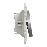s530214 Schneider Electric Grey Rocker Switch, 2 Way, 2 Gang, Odace