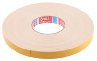 04957-00008-00 Tesa 4957 White Adhesive Foam Tape, 19.0mm x 25.0m, 1.0mm Thick