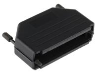 mhdppk50-k MH Connectors MHDPPK-SLIM Series Polyamide D Sub Backshell, 50 Way, Strain Relief