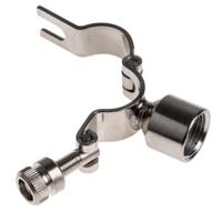 265-4889 RS PRO Stainless Steel Silver Hinged Pipe Clamp, 1/2 in BSP