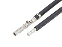 219671-1113 Molex Female Mini-Fit to Pre-Crimped Lead, 225mm, 18AWG, Black
