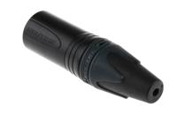nc5mxx-b Neutrik Cable Mount XLR Connector, Male, <50 V, 5 Way, Au over Ni Plating