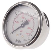 9314200 WIKA G 1/4 Pressure Gauge 160bar Back Entry 63mm Outside Diameter