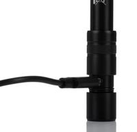 239-7027 RS PRO LED Pen Torch Black - Rechargeable 375 lm, 152 mm