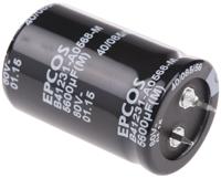 b41231a0568m060 EPCOS 5600μF Aluminium Electrolytic Capacitor 80V dc, Snap-In - B41231A0568M060