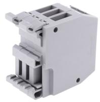 1sna115407r1400 Entrelec Distribution Block, 3 Way, 4mm², 32A, 800 V, Grey