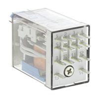 553490480040 Finder Plug In Power Relay, 48V dc Coil, 7A Switching Current, 4PDT