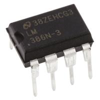 lm386n-3nopb Texas Instruments,0.7W, 8-Pin MDIP LM386N-3/NOPB