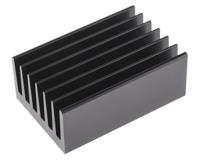 sk100-100-sa Fischer Elektronik Heatsink, Universal Rectangular Alu, 1.5K/W, 100 x 66 x 40mm