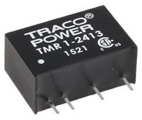 tmr-1-2413 TRACOPOWER TMR 1 DC-DC Converter, 15V dc/ 67mA Output, 18 → 36 V dc Input, 1W, Through Hole, +85°C Max Temp