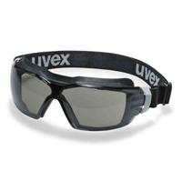 9309286 uvex pheos cx2 sonic, Scratch Resistant Anti-Mist Safety Goggles with Grey Lenses