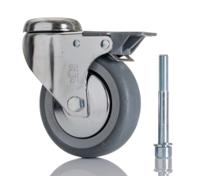 2877pjo100p30chc10x90 Tente Swivel Castor Wheel, 80kg Capacity, 100mm Wheel