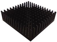 ick-pga-17x17x12 Fischer Elektronik Heatsink, Universal Square Alu, 9K/W, 43.6 x 43.6 x 12.3mm, Adhesive Foil, Conductive Foil