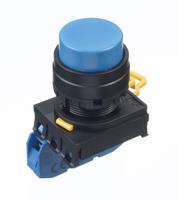 yw1b-m2e10s Idec YW Series Push Button Complete Unit, Panel Mount, 22mm Cutout, SPST, IP65