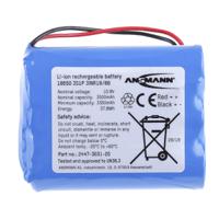 2447-3031-20-520 Ansmann 10.905V Lithium-Ion Rechargeable Battery Pack, 3.5Ah - Pack of 1