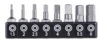 615-9237 RS PRO Impact Bit Set 8 Pieces, Tamperproof Hexagon