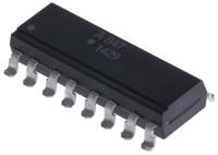 acpl-847-300e Broadcom, ACPL-847-300E DC Input Transistor Output Quad Optocoupler, Surface Mount, 16-Pin PDIP