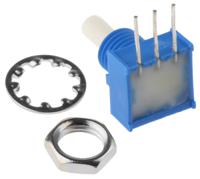 3310c-001-102l Bourns 3310C Series Conductive Plastic Potentiometer with a 3.17 mm Dia. Shaft, 1kΩ, ±20%, 0.25W, ±1000ppm/°C