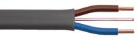 20144972 Prysmian Twin & Earth 1 mm² 2+E Core Power Cable, Grey PVC, 100m