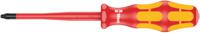 05020133001 Wera Phillips Insulated Screwdriver, PH2 Tip, 100 mm Blade, VDE/1000V, 198 mm Overall