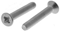 158-3641 RS PRO Pozi M4 Countersunk A4 316 Stainless Steel Machine Screws DIN 965 x 25.0mm
