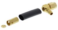 r125175000w Radiall Right Angle 50Ω Cable Mount SMA Connector, Crimp Termination RG141, RG58