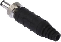 761ks15 Switchcraft DC Plug Rated At 5.0A, Cable Mount, length 57mm, Nickel, IP68
