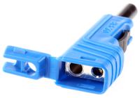 932153102 Hirschmann Test & Measurement Blue Male Banana Plug, 4 mm Connector, Screw Termination, 30A, 30 V ac, 60V dc, Nickel
