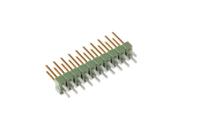 1-826632-0 TE Connectivity AMPMODU MOD II Series Straight Through Hole Pin Header, 20 Contact(s), 2.54 mm Pitch, 2 Row, Unshrouded
