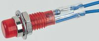 515205-240-topl CAMDENBOSS Orange Neon Panel Mount Indicator, 240V, 6.4mm Mounting Hole Size, Lead Wires Termination