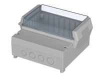 41160109-rcp-1600 Bopla RegloCard-Plus Series ABS, Polycarbonate Wall Box, IP65, Viewing Window, 166 mm x 161 mm x 93mm