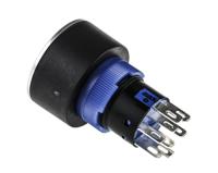 175-8229 RS PRO Illuminated Push Button Switch, Momentary, Panel Mount, 22.2mm Cutout, DPDT, Green LED, 250V ac, IP65