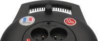 1093901 brennenstuhl 10m 4 Socket Type E - French Cable Reel Cassette Reel, 230 V, IP20