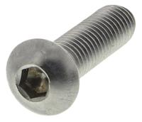 797-6103 RS PRO Stainless Steel Hex Socket Button Screw, ISO 7380, M8 x 30mm