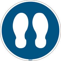 pic912-d350-flo-bl Safety Poster 350 mm, 350mm