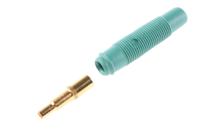 931804704 Hirschmann Test & Measurement Green Female Banana Socket, 4 mm Connector, Solder Termination, 16A, 30 V ac, 60V dc,