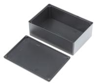 rx2010s-5 CAMDENBOSS Black ABS Potting Box With Lid, 74 x 50 x 28mm