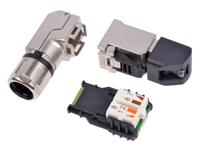 j00026a4111 Telegartner MFP8 Series Male RJ45 Connector, Cable Mount, Cat6a Right Angle 4P4C -Way