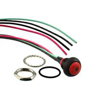 pb6b2fm3m1cal03y500 TE Connectivity PB6 Series Illuminated Push Button Switch, (On)-Off, Panel Mount, SPST - NO, Red LED, 50 V dc, 125V ac,