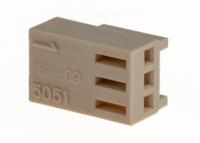 22-01-1032 Molex, KK Female Connector Housing, 2.5mm Pitch, 3 Way, 1 Row